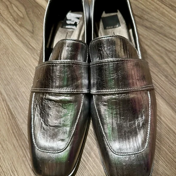 Dolce Vita | Shoes | Dolce Vita Silver Slipon Loafers | Poshmark display picture 1